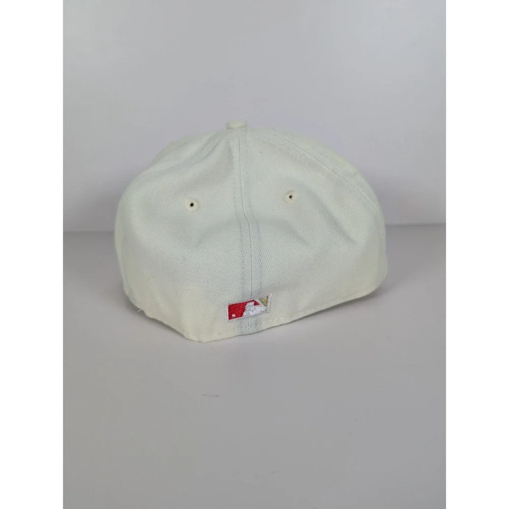 Milwaukee Brewers 2002 ASG Cream Two Tone Tan Red Topperz Hat Club Beer‎ 7 1/8